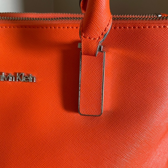 Calvin Klein Orange medium sized Tote bag - Picture 15 of 16